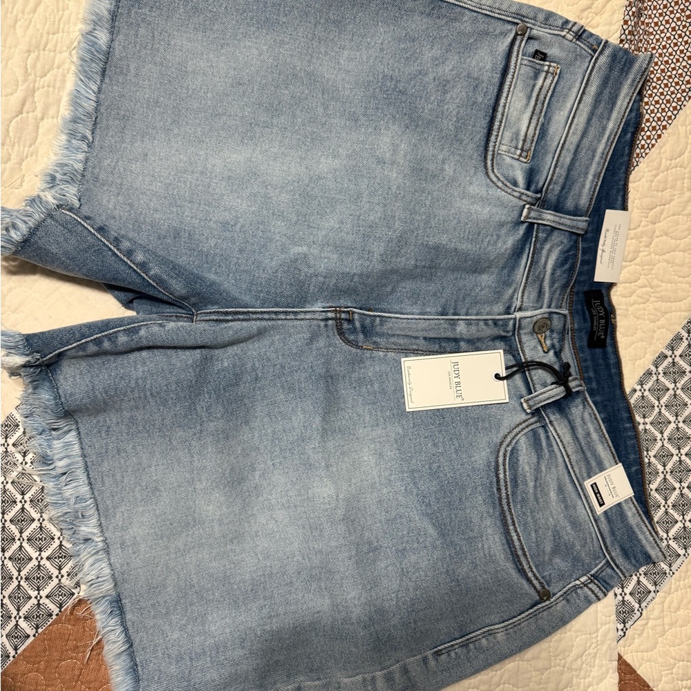Judy Blue Sky Blue Jean Shorts